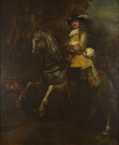 Ritratto di Frederick Rihel a cavallo, ca 1663 da Rembrandt van Rijn