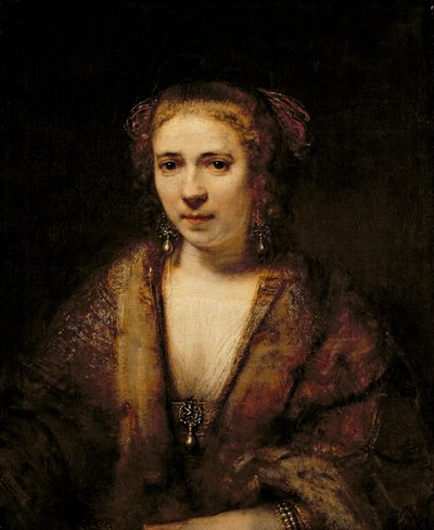 Ritratto di Hendrikje Stoffels (1625-63) da Rembrandt van Rijn