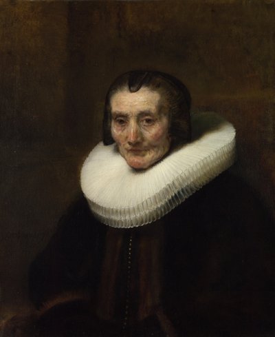 Ritratto di Margaretha de Geer, moglie di Jacob Trip, 1661 da Rembrandt van Rijn