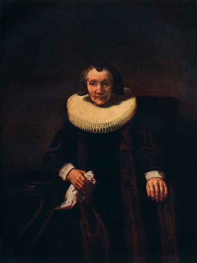 Ritratto di Margaretha de Geer, moglie di Jacob Trip, c1661 da Rembrandt van Rijn