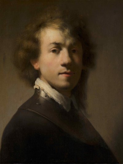 Ritratto di Rembrandt con un Gorgera, c. 1629 da Rembrandt van Rijn