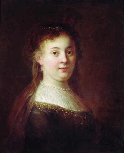 Ritratto di Saskia van Uylenburch, c.1633 da Rembrandt van Rijn