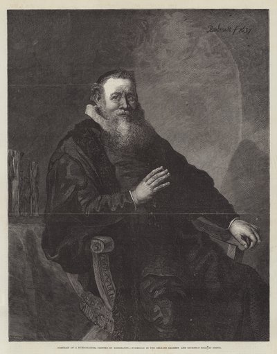 Ritratto di un borgomastro da Rembrandt van Rijn