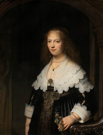 Ritratto di una donna, forse Maria Trip da Rembrandt van Rijn