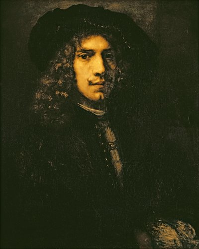 Ritratto di un giovane uomo, 1658 da Rembrandt van Rijn