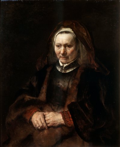 Ritratto di una donna anziana, 1650-1652 da Rembrandt van Rijn