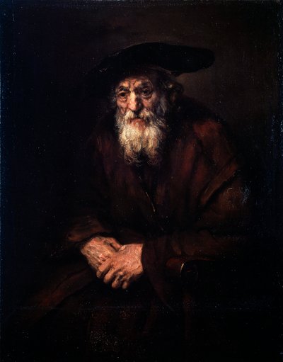 Ritratto di un vecchio ebreo, 1654 da Rembrandt van Rijn