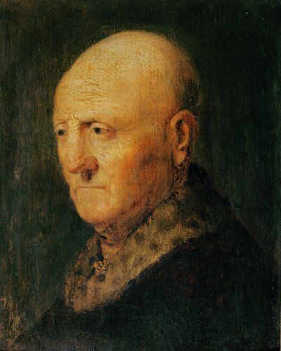Ritratto di un vecchio, noto come Ritratto di Hermann Gerritsz van Rijn, padre di Rembrandt da Rembrandt van Rijn