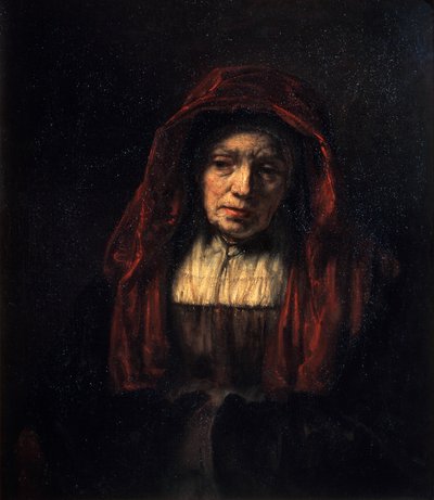 Ritratto di una vecchia, 1654 da Rembrandt van Rijn