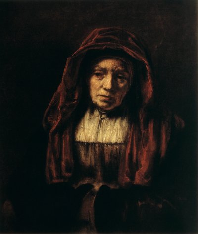 Ritratto di una vecchia, 1654 da Rembrandt van Rijn