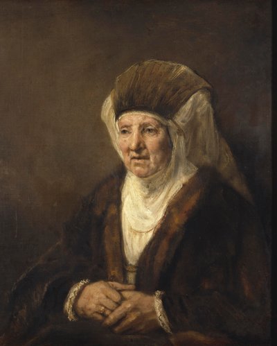 Ritratto di una Vecchia, 1655 da Rembrandt van Rijn
