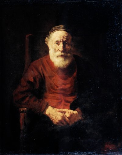 Ritratto di un vecchio in rosso da Rembrandt van Rijn