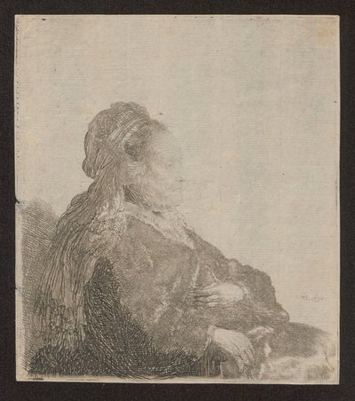 Ritratto della madre da Rembrandt van Rijn