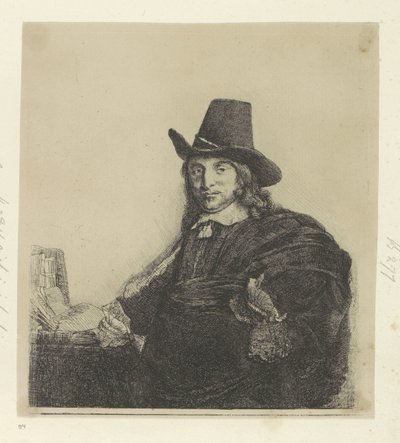 Ritratto del pittore Jan Asselijn da Rembrandt van Rijn