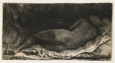 Donna sdraiata da Rembrandt van Rijn
