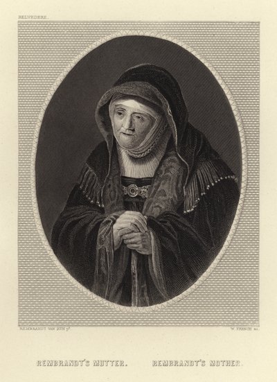 La Madre di Rembrandt da Rembrandt van Rijn