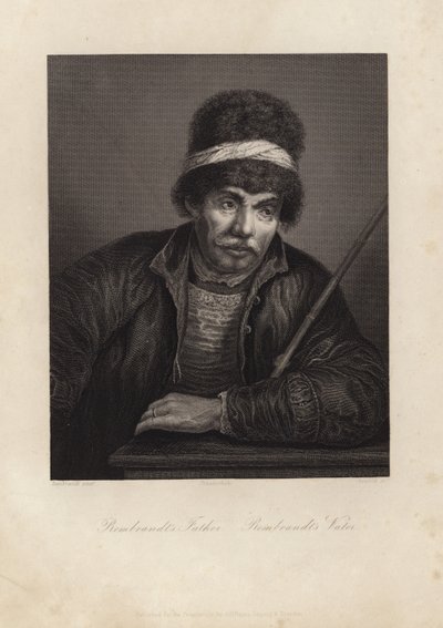Il padre di Rembrandt da Rembrandt van Rijn
