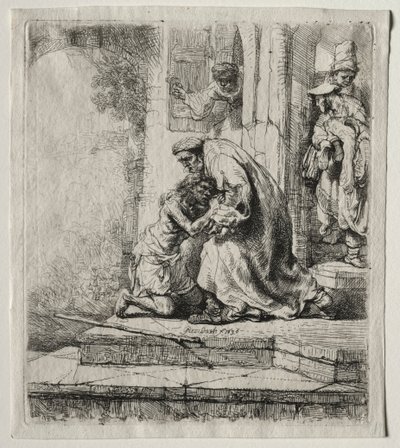 Ritorno del figliol prodigo, 1636 da Rembrandt van Rijn