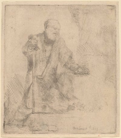 San Pietro in penitenza da Rembrandt van Rijn