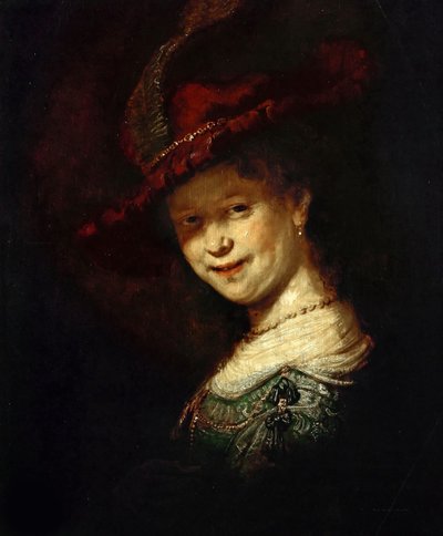 Saskia van Uylenburgh da ragazza, 1633 da Rembrandt van Rijn
