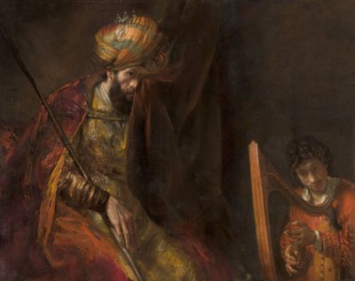 Saul e Davide, ca 1655-1658 da Rembrandt van Rijn