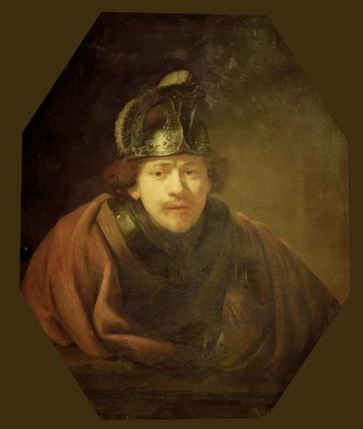 Autoritratto come guerriero da Rembrandt van Rijn