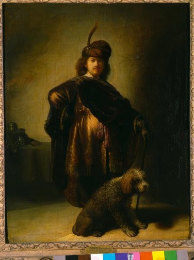 Autoritratto in costume orientale da Rembrandt van Rijn