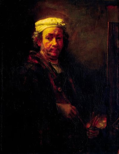 Autoritratto davanti al cavalletto da Rembrandt van Rijn