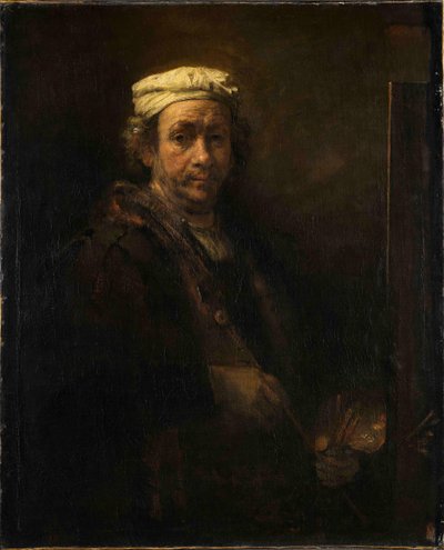 Autoritratto al cavalletto da Rembrandt van Rijn