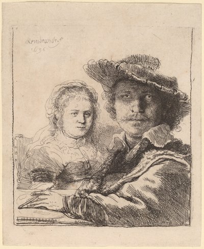 Autoritratto con Saskia da Rembrandt van Rijn
