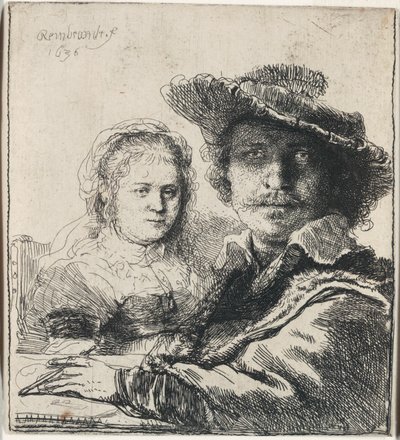 Autoritratto con Saskia da Rembrandt van Rijn