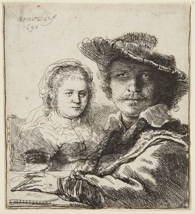 Autoritratto con Saskia da Rembrandt van Rijn