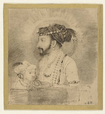 Shah Jahan e il suo figlioletto da Rembrandt van Rijn