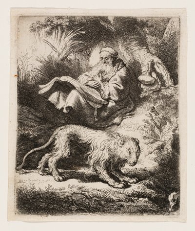 San Girolamo che legge da Rembrandt van Rijn
