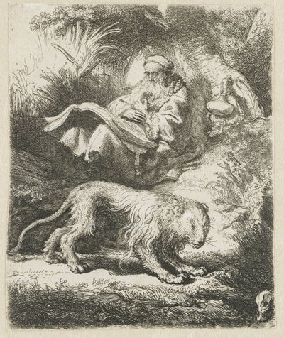 San Girolamo che legge da Rembrandt van Rijn