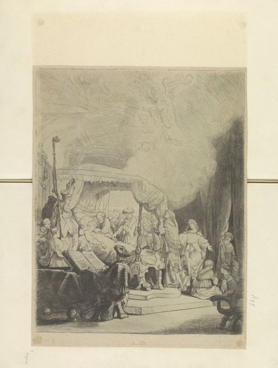 Letto di morte di Maria da Rembrandt van Rijn