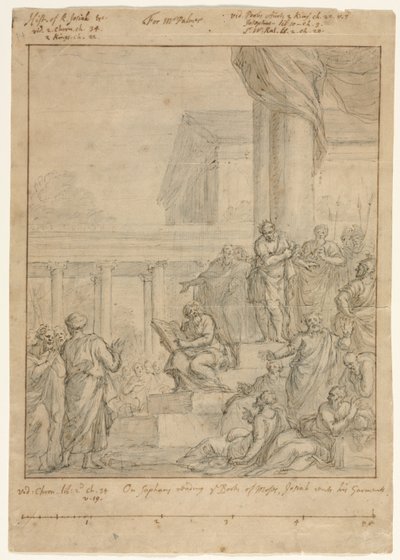 Studio per Giosia che strappa le sue vesti da Rembrandt van Rijn
