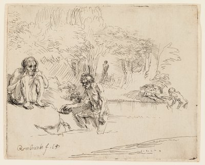 I bagnanti da Rembrandt van Rijn
