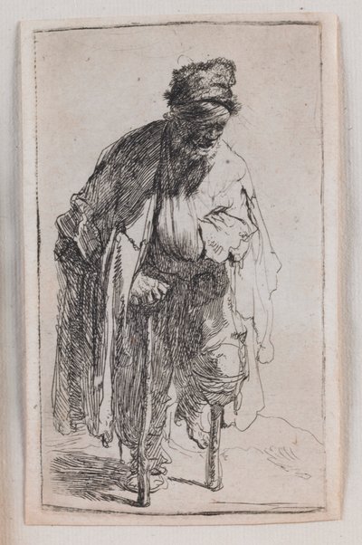 Il Mendicante con una Gamba di Legno da Rembrandt van Rijn