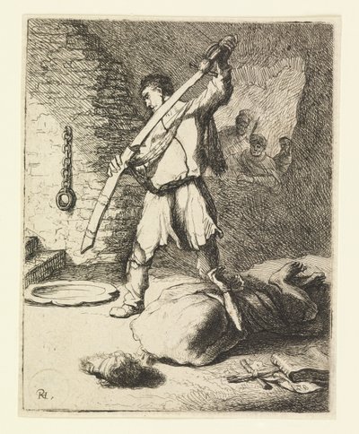 La decapitazione di Giovanni Battista da Rembrandt van Rijn