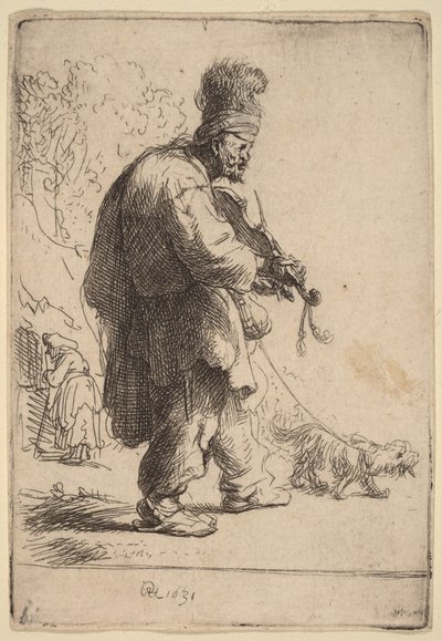 Il violinista cieco da Rembrandt van Rijn