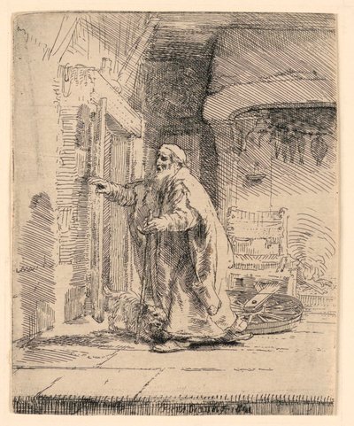 La cecità di Tobia: La lastra più grande da Rembrandt van Rijn