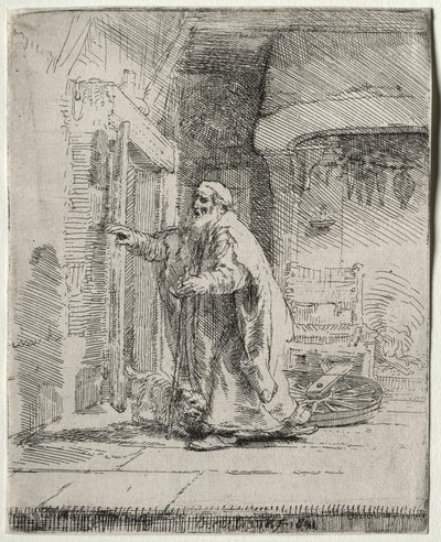 La cecità di Tobia: la lastra più grande da Rembrandt van Rijn