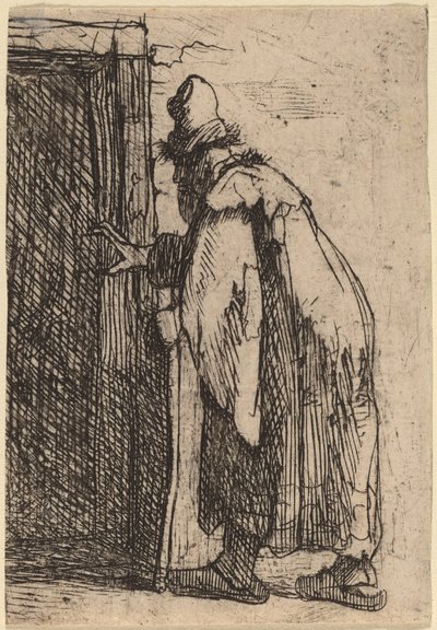 La cecità di Tobia: uno schizzo da Rembrandt van Rijn