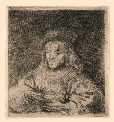 Il giocatore di carte da Rembrandt van Rijn
