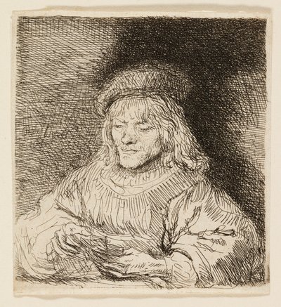 Il giocatore di carte da Rembrandt van Rijn
