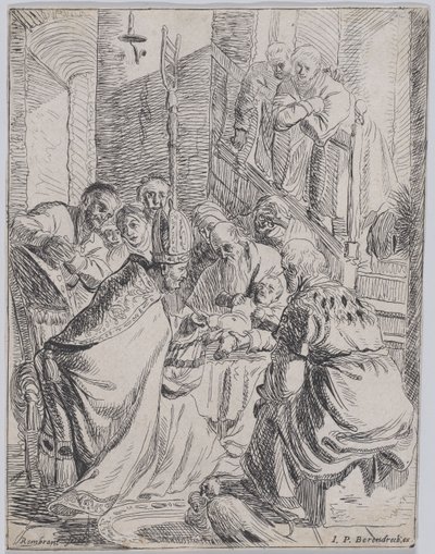 La circoncisione, ca. 1625 da Rembrandt van Rijn