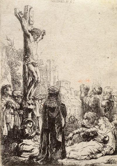 La crocifissione da Rembrandt van Rijn