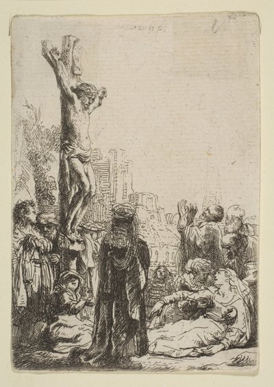 La crocifissione: piccola tavola, ca. 1635 da Rembrandt van Rijn