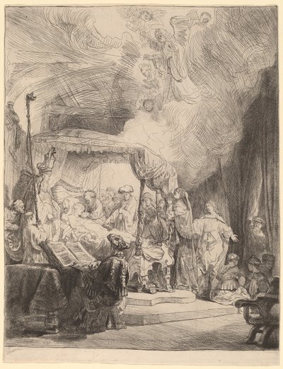 La morte della Vergine da Rembrandt van Rijn